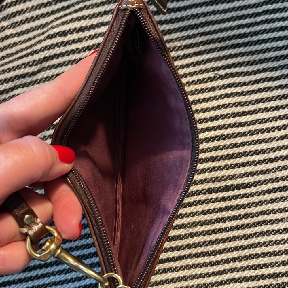 Coach Leather Patchwork Wristlet. New Without Tag… - image 3